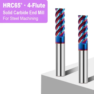 Zhuzhou Jinzuan 4 Flute HRC65 Carbide End Mill | Steel Machining
